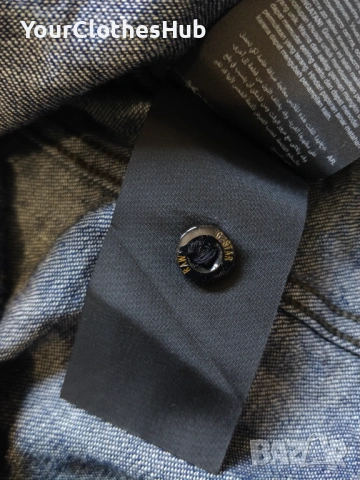 G-Star Raw 3301 PM M size Мъжка риза с дълъг ръкав, снимка 10 - Ризи - 54449784
