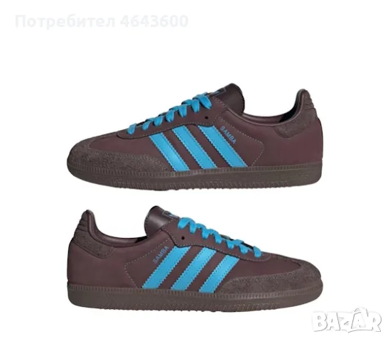 Adidas Samba OG Shadow Brown Sky Rush (Women's), снимка 2 - Маратонки - 55690654