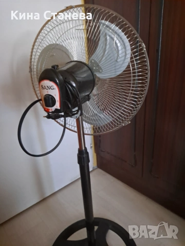 Вентилатор SANG IND-1631 стоящ, снимка 3 - Вентилатори - 54189874