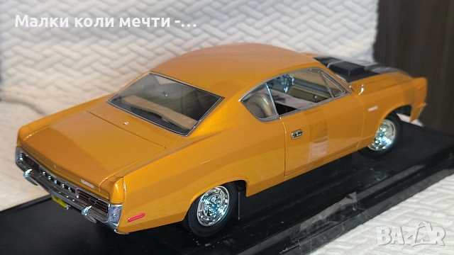 Метална кола AMC Rebel - мащаб 1:18 , снимка 5 - Колекции - 55248294
