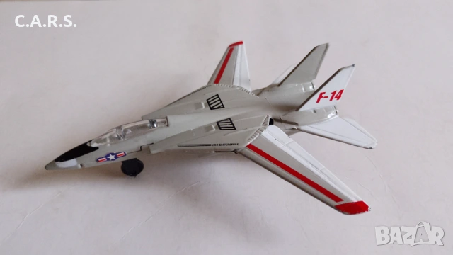 Метален F14 Tomcat U.S. Air Force USS Enterprise, снимка 2 - Колекции - 54366186