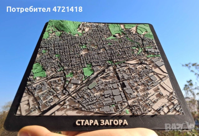 Стара Загора на Длан - Архитектурен макет, снимка 2 - Декорация за дома - 54439519