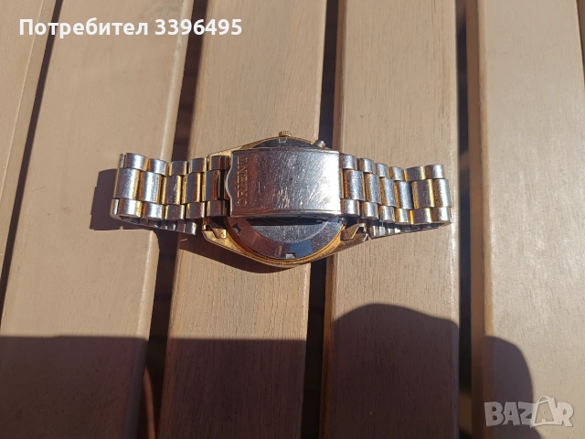Позлатен автоматичен часовник Orient, снимка 2 - Мъжки - 54985651