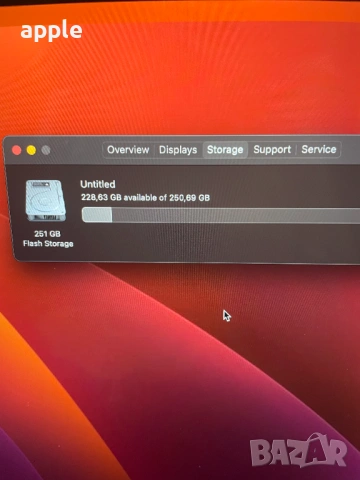 13" MacBook Pro A1706 Touch/Mid-2017/-8GB/256GB, снимка 10 - Лаптопи за дома - 54807457