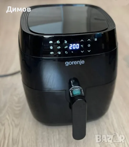 Фритюрник с горещ въздух AirFryer Gorenje AF1409DB, 1400 W, 3.5 литра, 9 програми