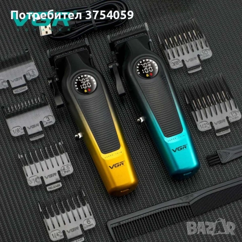 Професионална машинка за подстригване VGR V-196 – Прецизност, удобство и стил в едно устройство, снимка 4 - Машинки за подстригване - 55179147