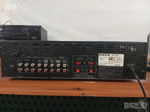 Усилвател UHER UA-120, снимка 11 - Ресийвъри, усилватели, смесителни пултове - 54031348