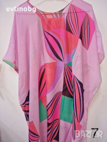 Дамска плажна туника с изкусителни принтове, снимка 8 - Туники - 54132884