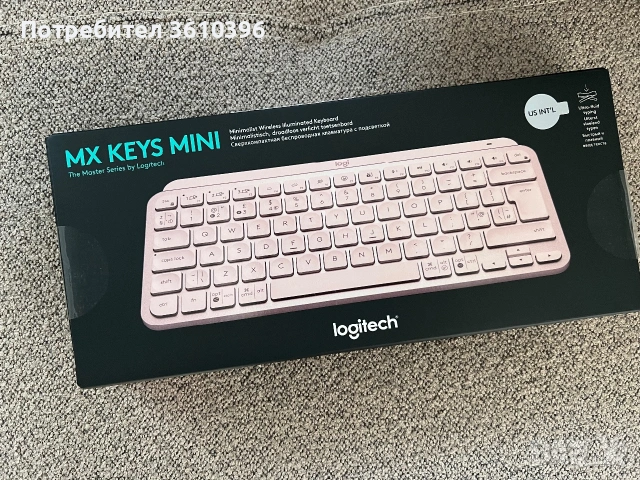 Клавиатура Logitech MX Keys Mini, снимка 6 - Клавиатури и мишки - 55282774