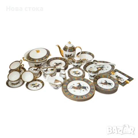 Луксозен сервиз Хермес, 58 части, снимка 2 - Сервизи - 54009585