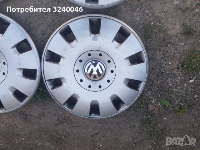 4бр. Оригинални тасове за Фолксваген 16 цола, снимка 4 - Аксесоари и консумативи - 54155377