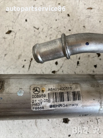 EGR клапан с охладител за Mercedes A-Class W169 A180 CDI (2008) A6401400575, снимка 2 - Части - 55241059