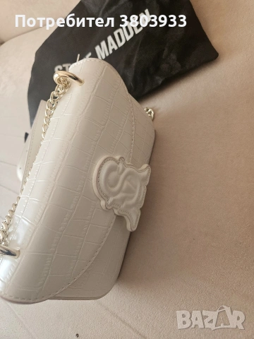 Steve Madden бяла чанта, снимка 2 - Чанти - 55072554
