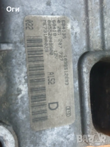 Компютър за Алфа Ромео 147 1.6 16V 0 261 207 727 / 684135 / 1039S12683, снимка 2 - Части - 54820654