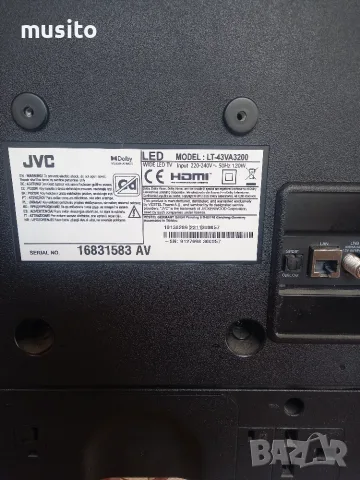 Продавам Телевизор JVC за части, снимка 3 - Друга електроника - 55416374