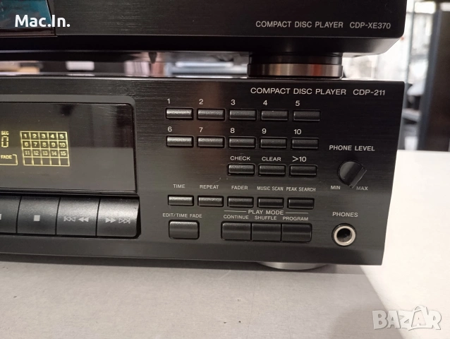 SONY CDP -211/CDP-XE 370, снимка 5 - Аудиосистеми - 54856314
