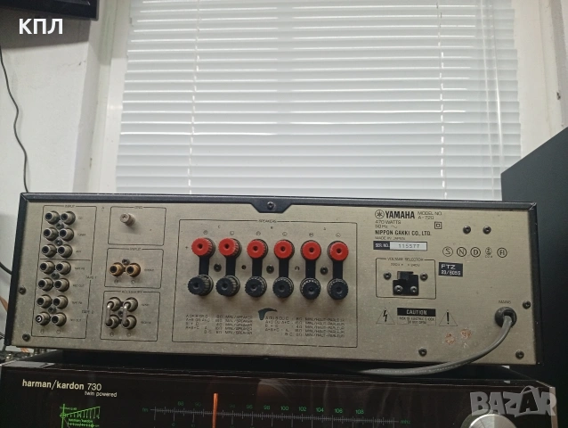 Усилвател Yamaha A-720, снимка 8 - Ресийвъри, усилватели, смесителни пултове - 54797262
