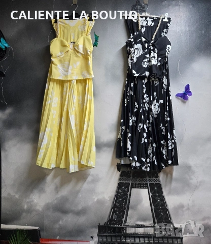 Дамски комплект сюлей, снимка 6 - Рокли - 54669932