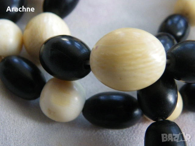 Гердани от слонова кост или зъб от хипопотам и рог на бивол,Сенегал, снимка 5 - Колиета, медальони, синджири - 43058428