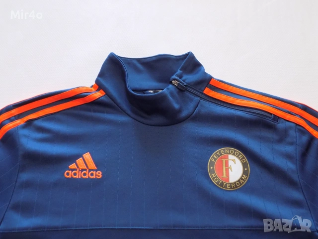 футболна блуза feyenoord adidas екип горнище фанела суичър худи тениска горнище мъжка оригинал L, снимка 3 - Спортни дрехи, екипи - 51609946