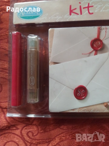 AladinE комплект восъчен печат , снимка 4 - Ученически пособия, канцеларски материали - 54283814