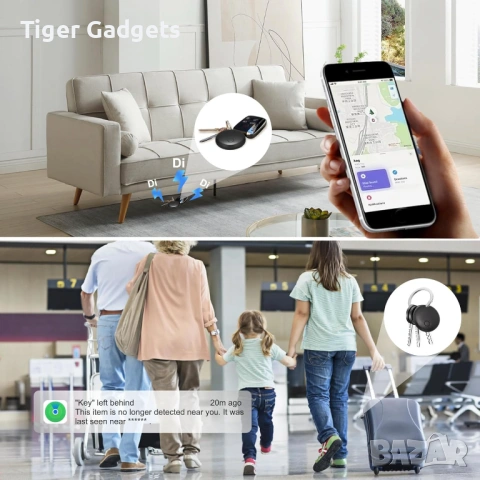 LOSHALL Smart Tags F03C – комплект 4 броя тракери за Apple Find My + аксесоари, снимка 5 - Аксесоари за Apple - 54490280