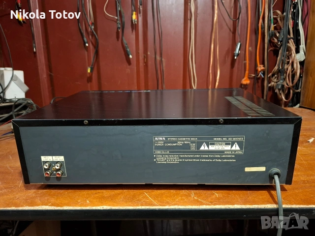 Продава се двукасетен дек Aiwa AD-WX707Z . , снимка 7 - Декове - 54919987