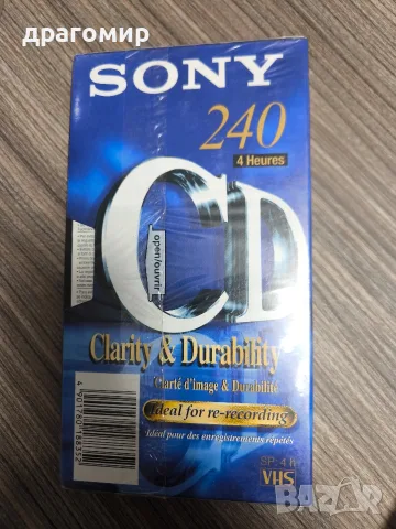 SONY 240 VHS видеокасети , снимка 2 - Камери - 55632007