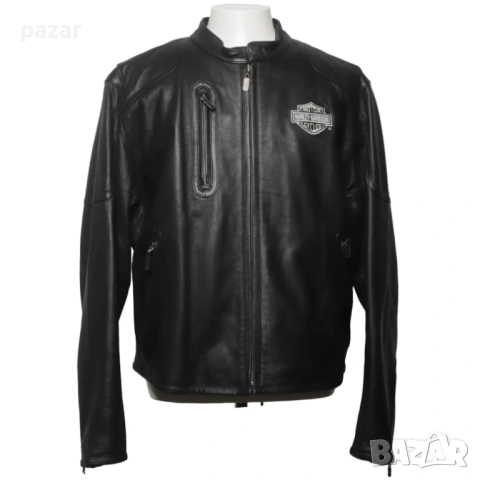 HARLEY DAVIDSON Мъжко Оригинално Кожено Яке XL-2XL, снимка 2 - Якета - 54664159