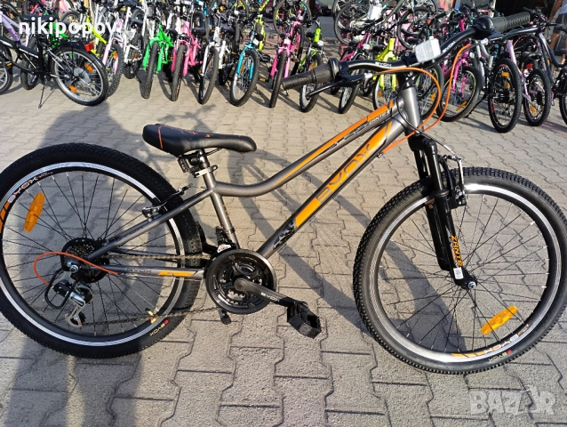 X Велосипед 24" ZANTE сив, снимка 2 - Велосипеди - 54398351