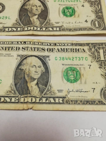 купувам банкноти от 1 долар, снимка 2 - Нумизматика и бонистика - 54209006