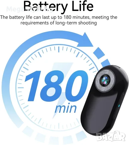 Xilecam Mini Body Cam,мини екшън камера,черна