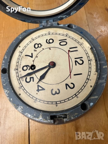 Стар корабен часовник, снимка 5 - Антикварни и старинни предмети - 54614579