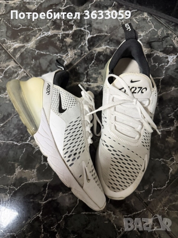 Мъжки бели маратонки Nike AirMax 270
