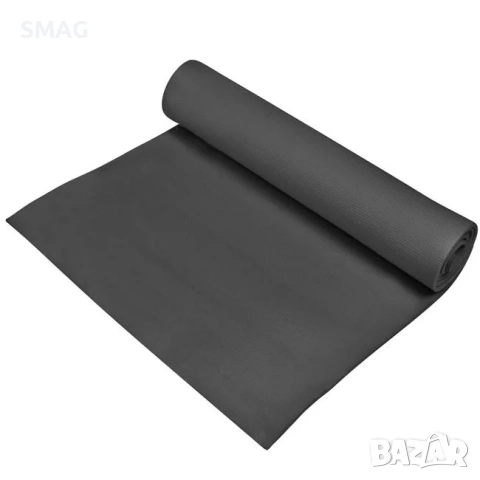 Къмпинг постелка, черна 180x60x0.6 см_1163384