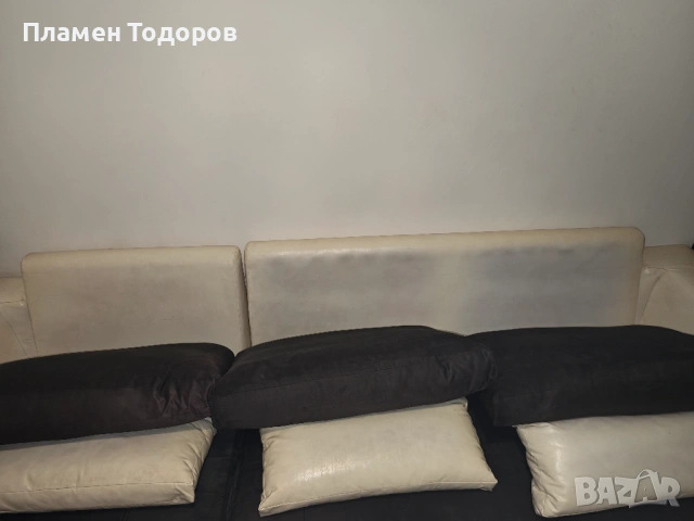 Голям ъглов разтегателен диван, снимка 9 - Дивани и мека мебел - 54778972
