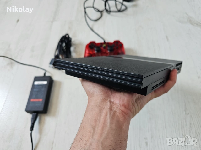 Playstation 2 slim,пълен комплект + Gran Turismo 4, снимка 6 - PlayStation конзоли - 54680724