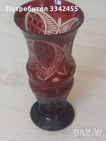 Кристална ваза от соца, снимка 2 - Вази - 55048515