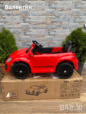 Детска кола с дистанционно VW BEETLE, снимка 5 - Електрически играчки - 54464373