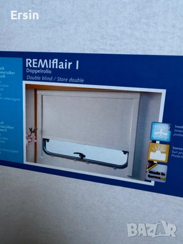 Щора с комарник REMIfalir 1 Doppelrollo Размер : 977/608 (налични 3 броя) , снимка 3 - Къмпинг мебели - 54897266