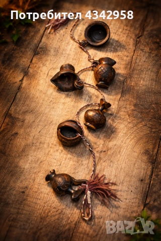 Винтажна стенна декорация с мини керамични съдове.1970-1980г., снимка 2 - Антикварни и старинни предмети - 54186245