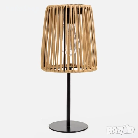 Соларна настолна лампа - Ø 14 x 31 см., снимка 2 - Соларни лампи - 54280952