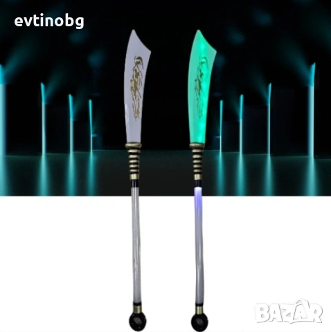Светещ детски LED меч със звукови ефекти. Влезте в света на приключенията и фантазията с нашия Свете, снимка 3 - Други - 54049359