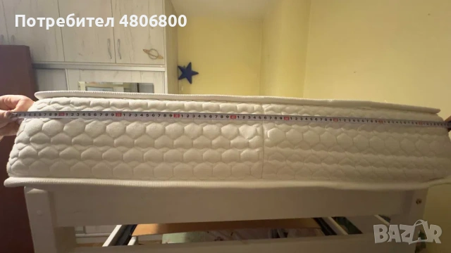 Двуетажно легло с матрак, снимка 2 - Спални и легла - 54326016