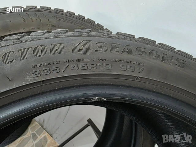 2бр всесезонни гуми 235/45/19 GOODYEAR L06175 , снимка 4 - Гуми и джанти - 55183866