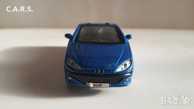 Peugeot 206 CC Cabrio Maisto - Мащаб 1:38, снимка 7 - Колекции - 55595968
