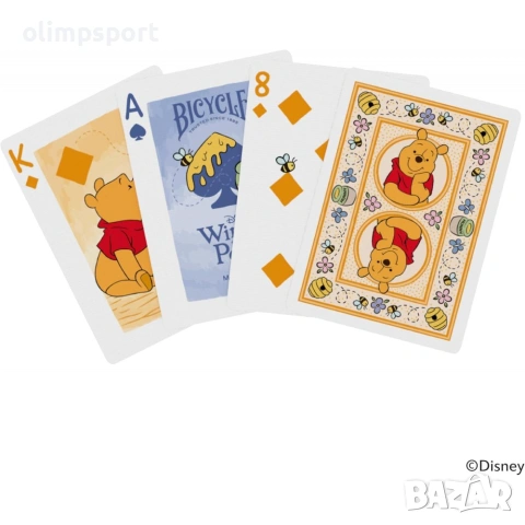 Карти за игра Bicycle Disney Winnie the Pooh , снимка 4 - Карти за игра - 54996596