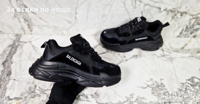 Balenciaga Мъжки Черни Маратонки👟Мъжки Спортни Обувки В Черен Цвят Баленсиага Код P2445, снимка 7 - Маратонки - 54425366