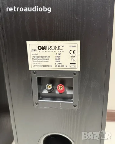 🔈Подови тонколони Clatronic LB 796 - 180W - 8 ома🔈, снимка 6 - Тонколони - 55675138
