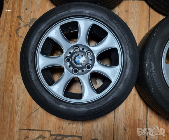 джанти 16" 5х120 BMW летни гуми 205/55/16, снимка 3 - Гуми и джанти - 55085532